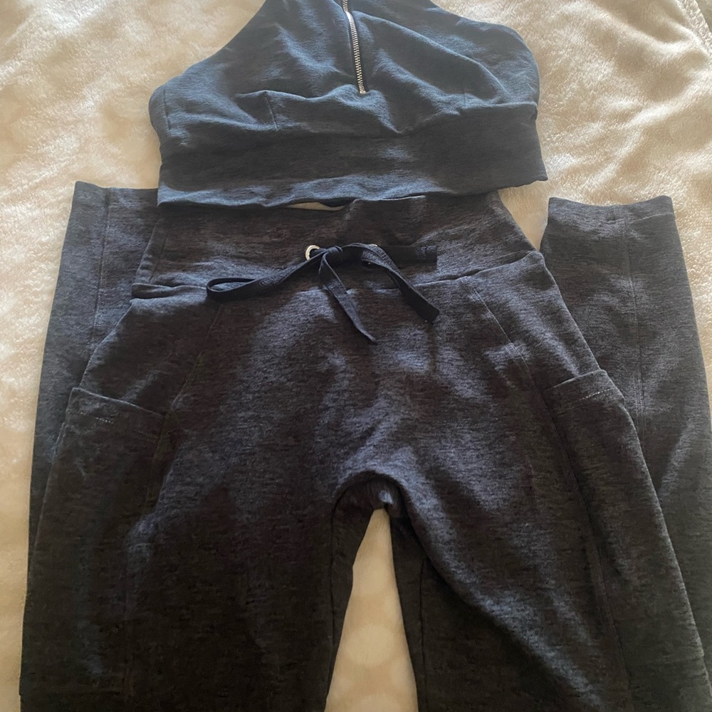 Bombshell Sportswear Charcoal Activewear Set